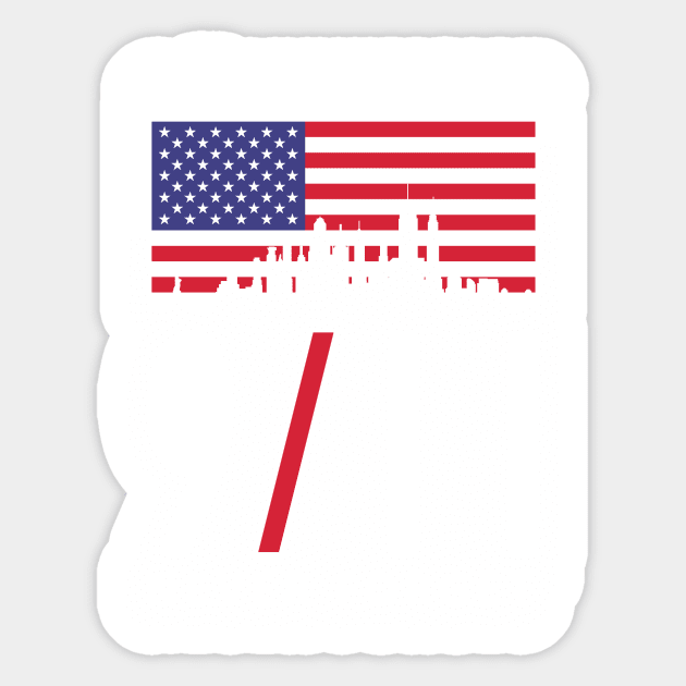 9/11 Never Forget 20th Anniversary Sticker by makram